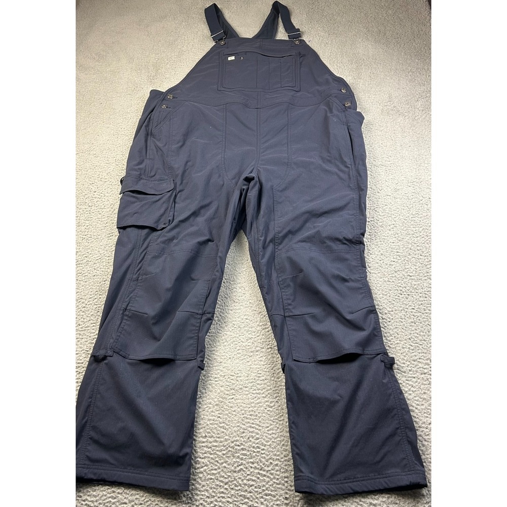 DULUTH TRADING CO Overalls Women Plus Blue Heirloom Gardening Lined Bib 2X x 31